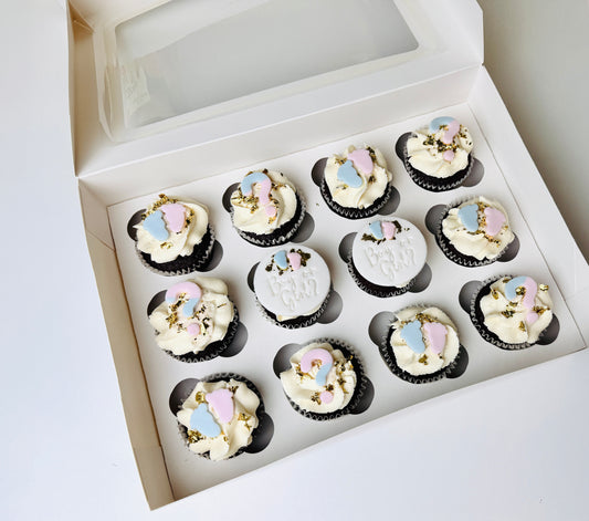 Gender Reveal Cupcakes