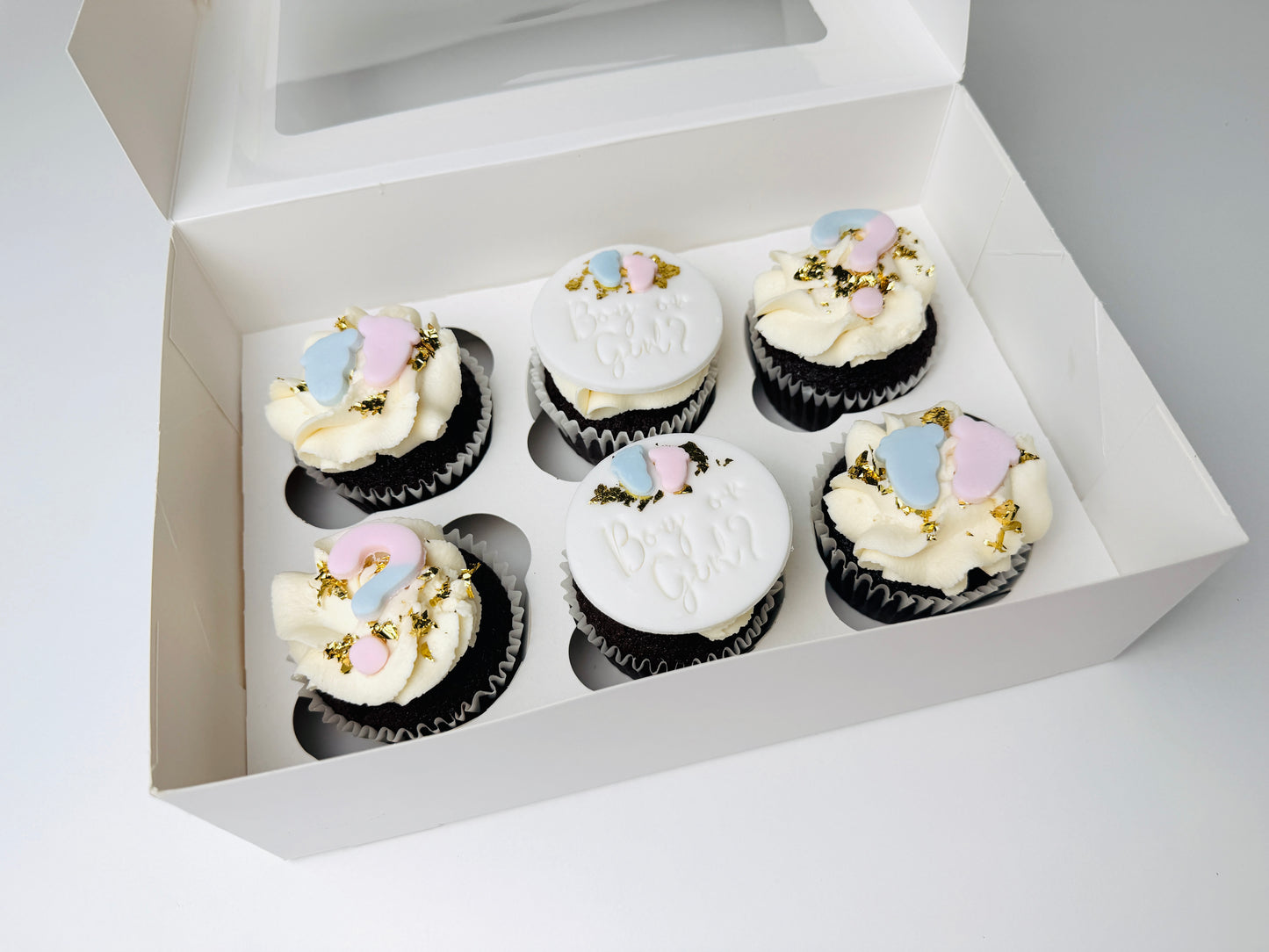 Gender Reveal Cupcakes