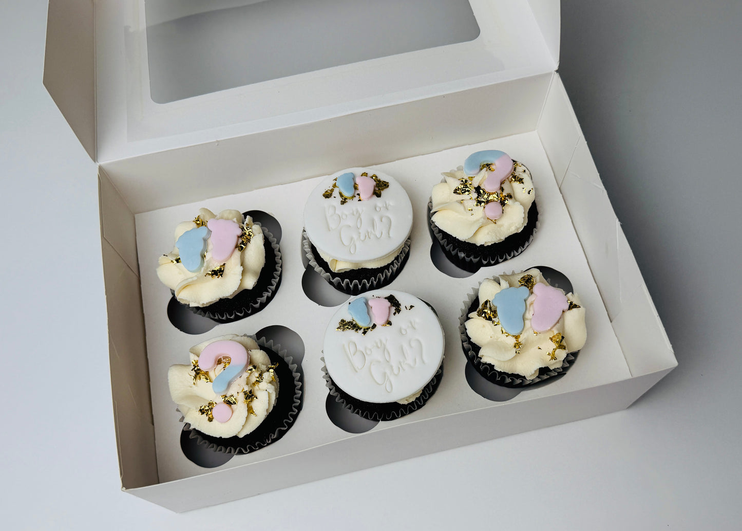 Gender Reveal Cupcakes