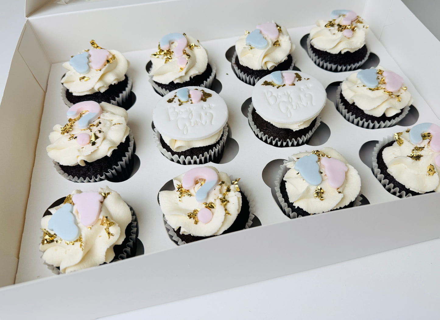 Gender Reveal Cupcakes