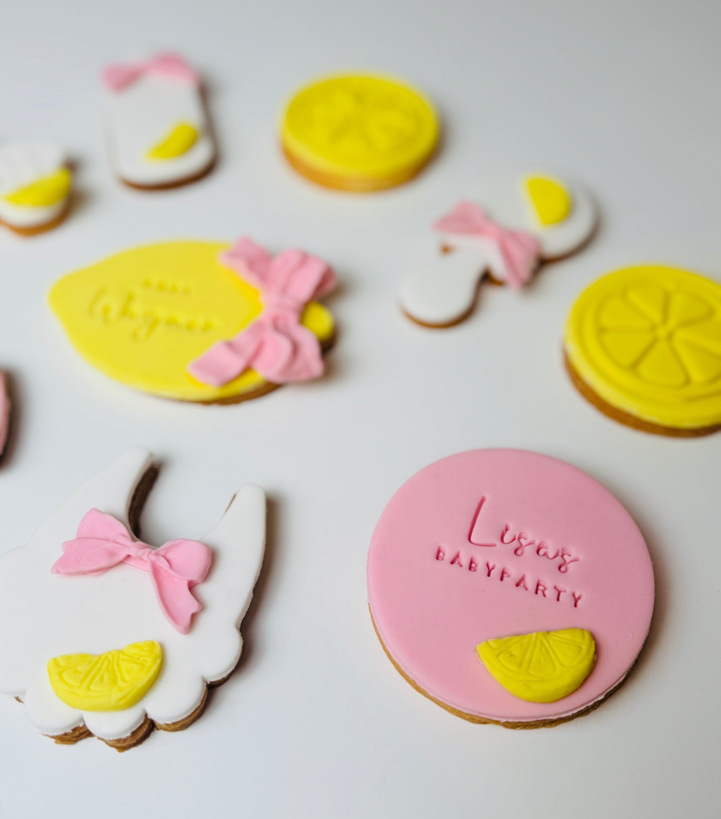 Babyparty Kekse Zitrone