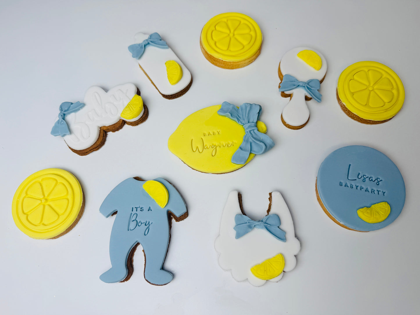 Babyparty Kekse Zitrone