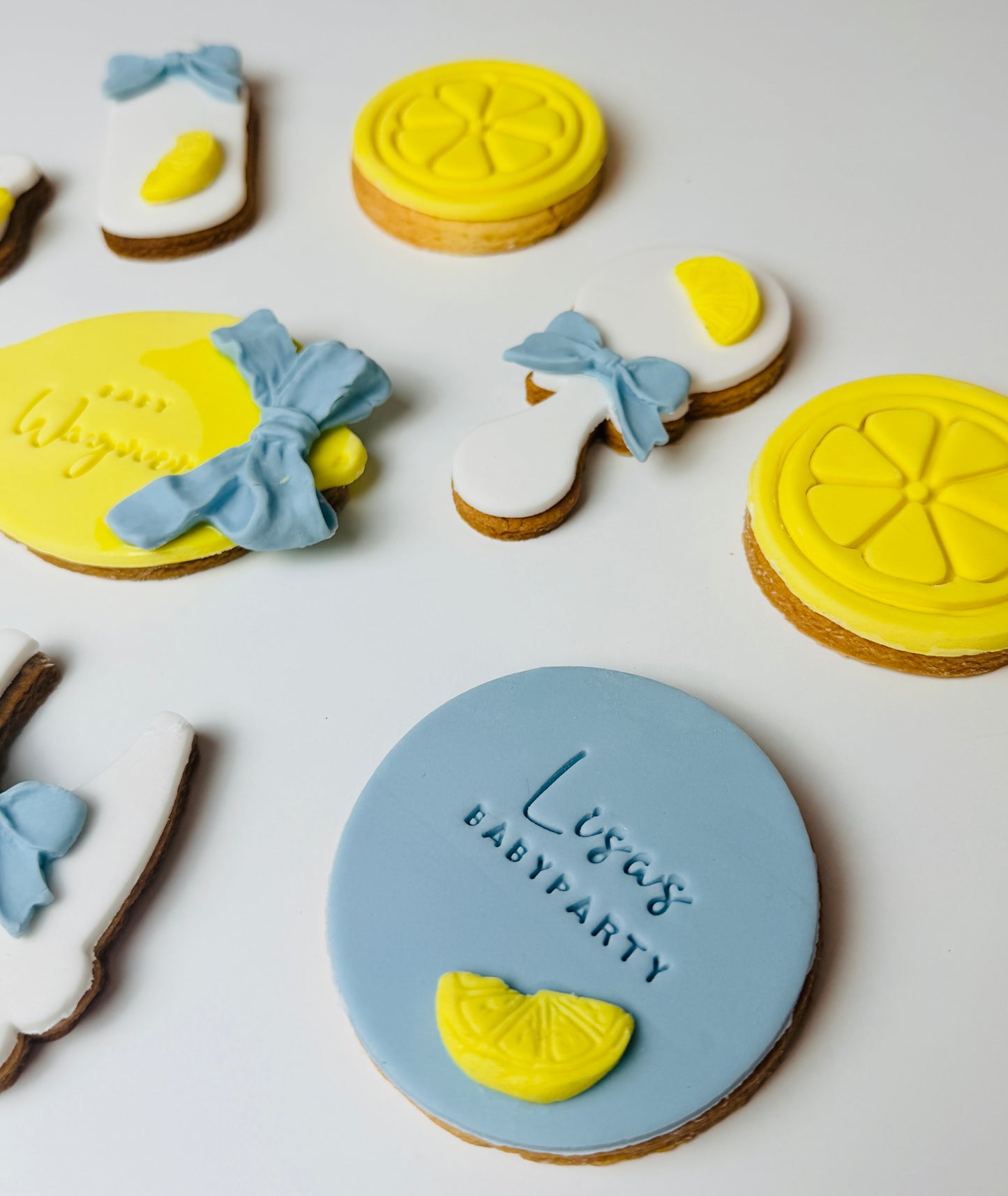 Babyparty Kekse Zitrone